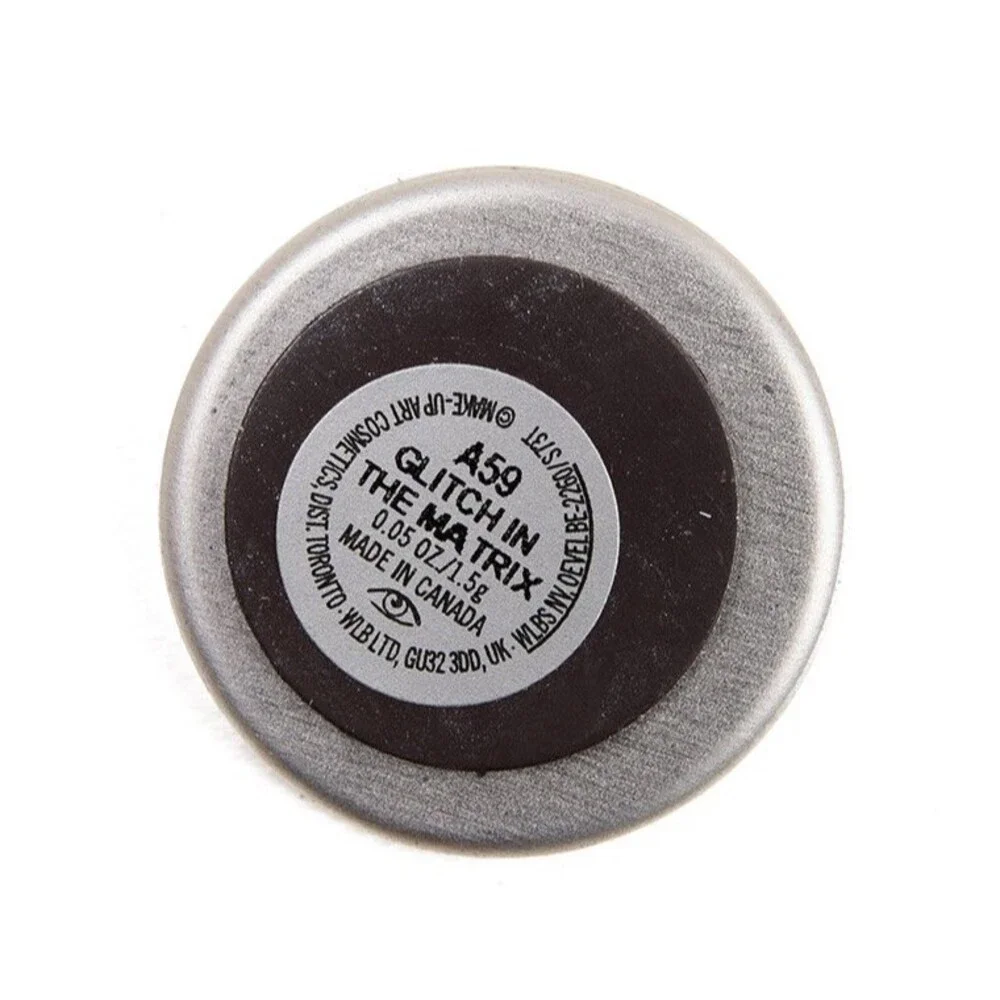 MAC GLITCH IN THE MATRIX Eye Shadow~ Grey Metalic Frost ~ Pro Palette Pan Refill
